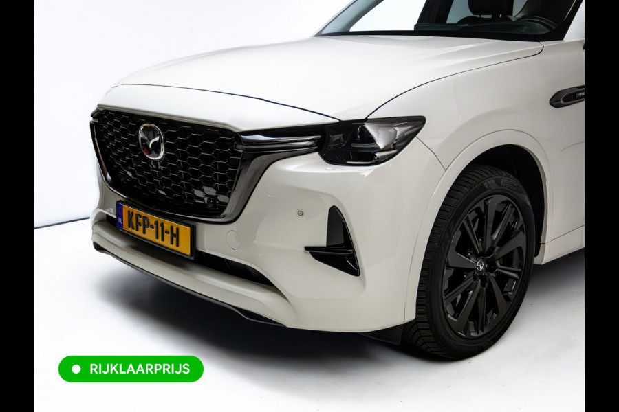 Mazda CX-60 2.5 e-SkyActiv PHEV Takumi | Panoramadak | Elec. trekhaak | Navigatie | 360 Camera | Elec. achterklep | Stoel- & stuurverw. | BOSE audio,  Draadloze telefoonlader