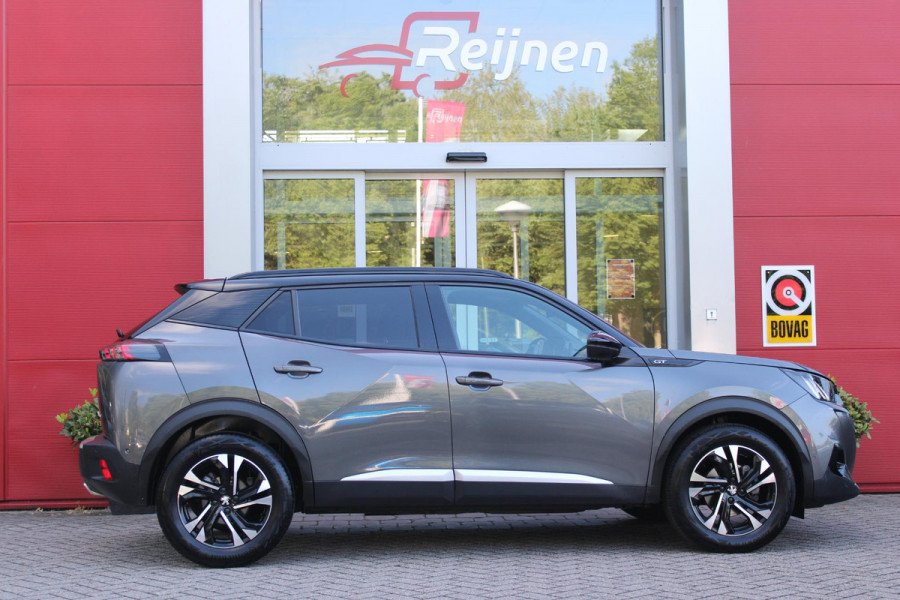 Peugeot 2008 1.2 130PK GT | NAVIGATIE 10" TOUCHSCREEN | APPLE CARPLAY/ANDROID AUTO | CRUISE CONTROL | ACHTERUITRIJ CAMERA | DODEHOEK BEWAKING | FULL LED KOPLAMPEN | 3-D INSTRUMENTENPANEEL | DAB+ RADIO | LICHTMETALEN VELGEN 17" |