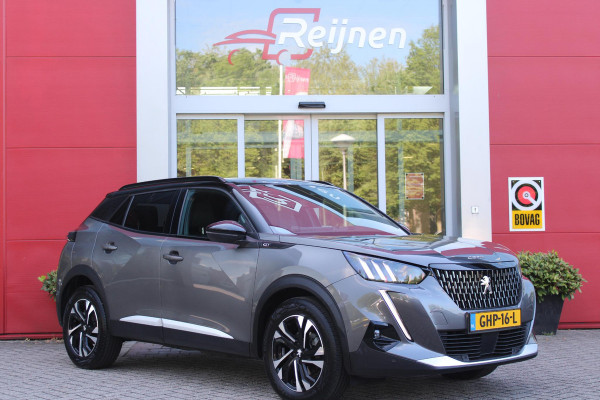 Peugeot 2008 1.2 130PK GT | NAVIGATIE 10" TOUCHSCREEN | APPLE CARPLAY/ANDROID AUTO | CRUISE CONTROL | ACHTERUITRIJ CAMERA | DODEHOEK BEWAKING | FULL LED KOPLAMPEN | 3-D INSTRUMENTENPANEEL | DAB+ RADIO | LICHTMETALEN VELGEN 17" |