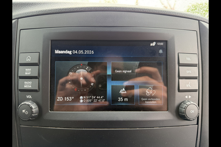 Mercedes-Benz eVito 112 eVito 66 kWh L2 286km WLTP 96,7% (SOH) Snelladen Laadkabel Carplay Climate control Cruise control Camera Parkeersensoren voor achter