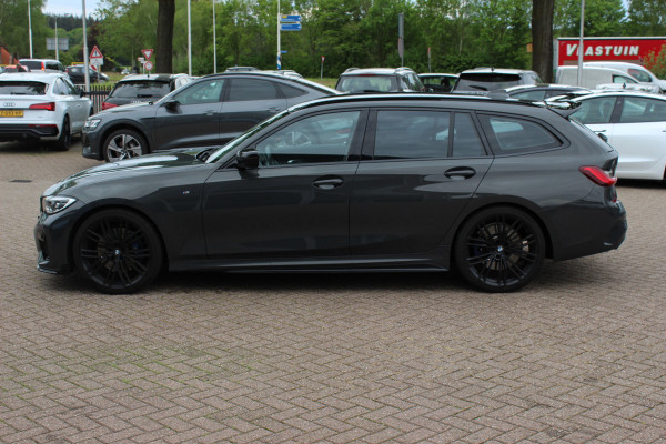 BMW 3 Serie Touring 330i High Exe. M Sport / M340 uitgevoerd / Leder&Alcantara / CarPlay / 19'' / Parkeerhulp V+A / Stoelverwarming / Sportstoelen / DAB / Cruise Control