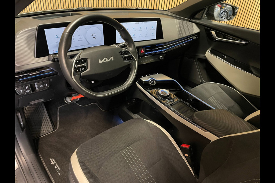 Kia Ev6 GT-Line 77.4 kWh|100% SOH|FULL OPTION|AFN. TREKHAAK|PANO|STOELVERW+VENT|STUURVERW.|360+3D CAMERA|CARPLAY|INCL.BTW|1e EIG.|