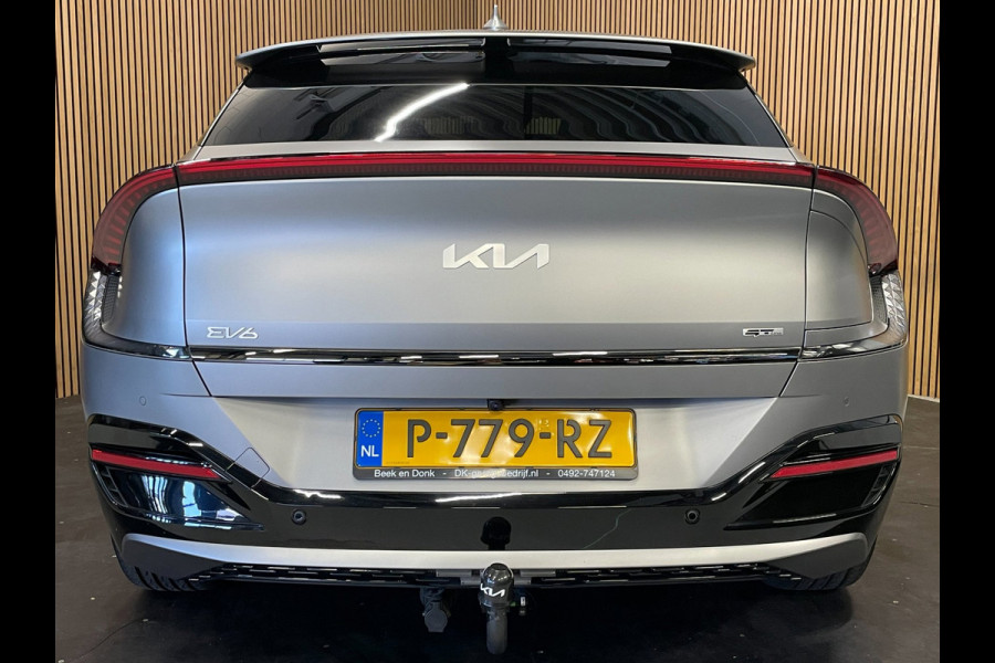Kia Ev6 GT-Line 77.4 kWh|100% SOH|FULL OPTION|AFN. TREKHAAK|PANO|STOELVERW+VENT|STUURVERW.|360+3D CAMERA|CARPLAY|INCL.BTW|1e EIG.|