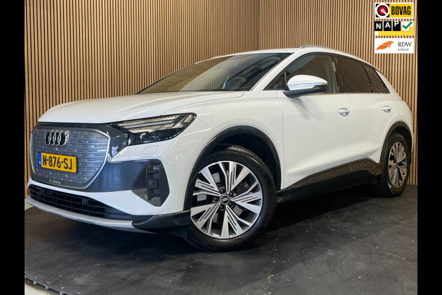 Audi Q4 e-tron 40 Advanced edition 77 kWh|90%SOH|AFN.TREKHAAK|PANO|ACC|CAMERA|CARPLAY|STOELVERW.|NAVIG|NL-AUTO|NAP|1e EIG|IN. BTW|