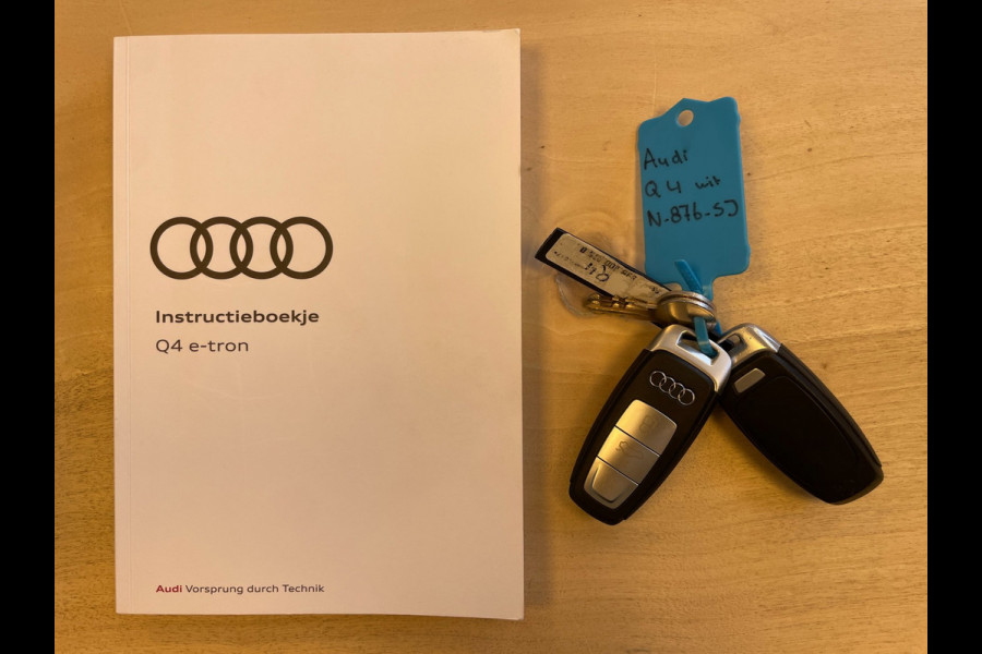 Audi Q4 e-tron 40 Advanced edition 77 kWh|90%SOH|AFN.TREKHAAK|PANO|ACC|CAMERA|CARPLAY|STOELVERW.|NAVIG|NL-AUTO|NAP|1e EIG|IN. BTW|