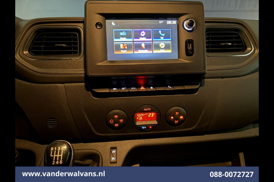 Opel Movano 2.3 Turbo 150pk L2H2 Euro6 Airco | Leder | 2500kg Trekhaak | Navigatie | Camera cruisecontrol, parkeersensoren, LED, bijrijdersbank