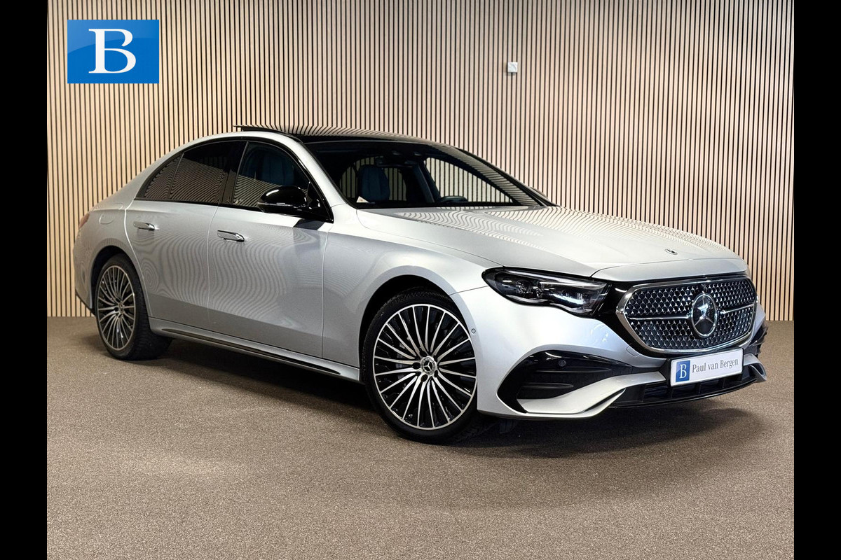 Mercedes-Benz E-Klasse 400e 4 Matic AMG-PANO-HYPERSCREEN-STURENDE ACHTERAS-HEAD UP-ZEER COMPLEET-NPR. € 107000