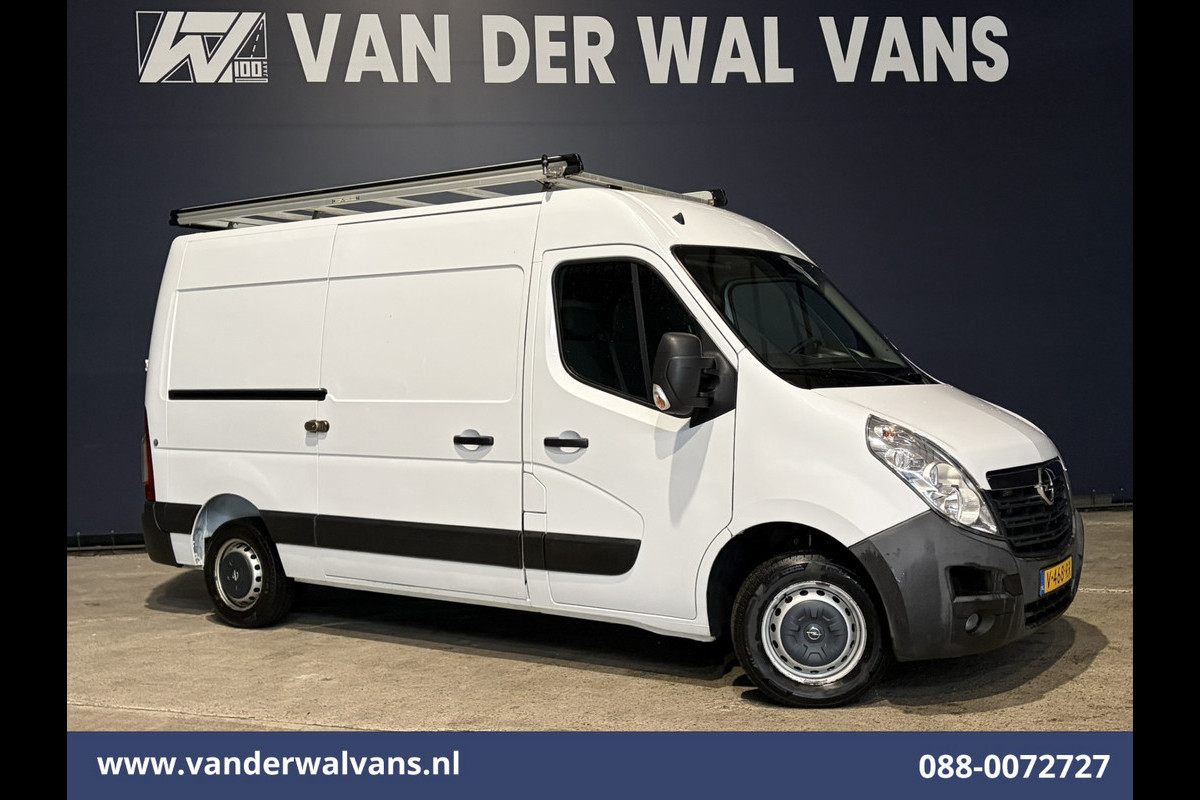 Opel Movano 2.3 CDTI 145pk L2H2 Euro6 Airco | Imperiaal | Trap | Camera | Navigatie | 2500kg Trekhaak Cruisecontrol, Parkeersensoren, Bijrijdersbank