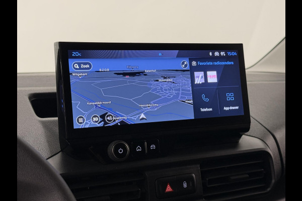Peugeot Partner 1.5 BlueHDi 130PK L1 Automaat Airco Cruise Control Apple Carplay/ Android Auto Trekhaak Blindspot Rondomzicht camera volledig digitaal instrumentenpaneel