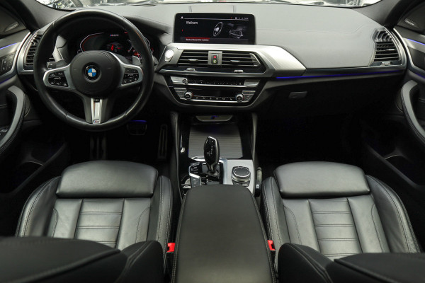 BMW X4 M40i HUD Panodak 360° Harman K Leer ACC Navi Keyless Entry & Go Elektr. uitklapbare trekhaak Elektr. bedienbare achterklep Memory seats Climate voor & achter PDC Zwarte hemelbekleding 21 inch LM v