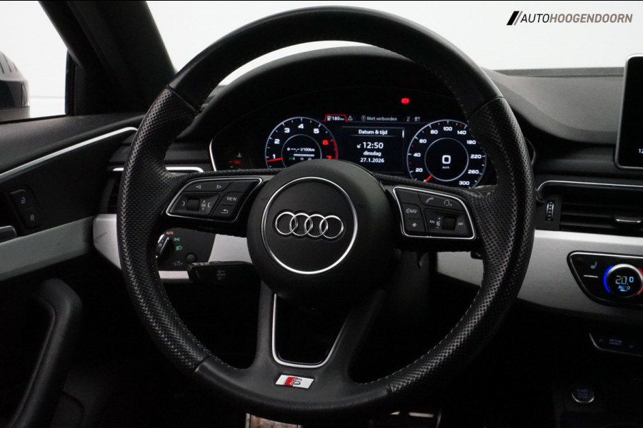 Audi A4 Avant 35 TFSI Sport 3x S line (PREMIUM KLEUR,TREKHAAK,STOELVERWARMING,PARKEERSENSOREN,NAVIGATIE,CRUISE,LED,TOPCONDITIE)