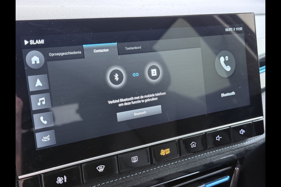 MG Mg5 electric Luxury 50kWh SOH 87% Leder+Verwarmd Adap.Cruise 360°Camera Navi Ecc Apple Carpay Android Auto Pdc Led Elek.Stoel Privacy Glas Lmv 17" DAB Isofix Origineel Nederlandse Auto