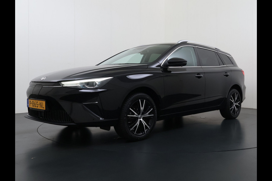 MG Mg5 electric Luxury 50kWh SOH 87% Leder+Verwarmd Adap.Cruise 360°Camera Navi Ecc Apple Carpay Android Auto Pdc Led Elek.Stoel Privacy Glas Lmv 17" DAB Isofix Origineel Nederlandse Auto