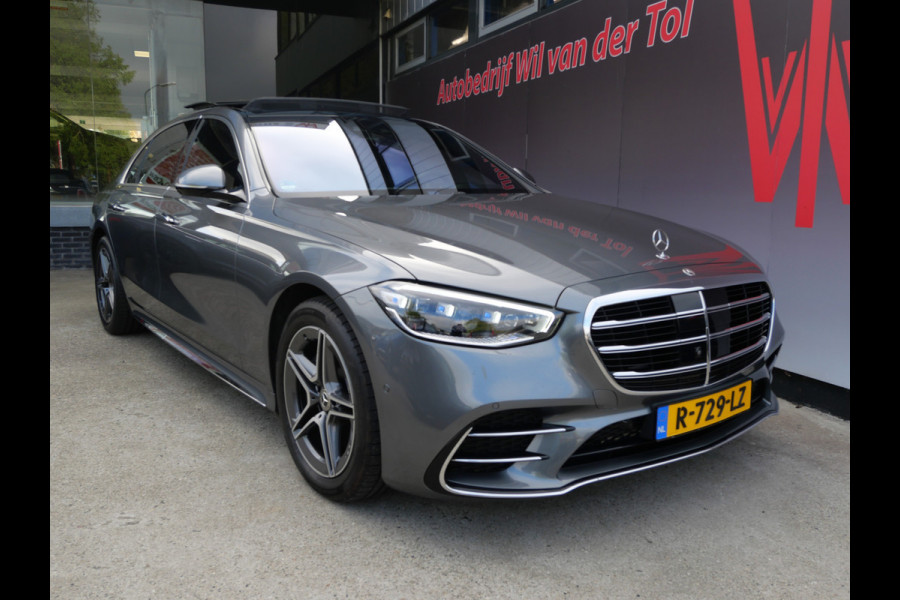 Mercedes-Benz S-Klasse 580 e LANG | AMG | PANO | SOFTCLOSE | NL-AUTO | MASSAGE | 3D DISPLAY | LUCHTVERING!!