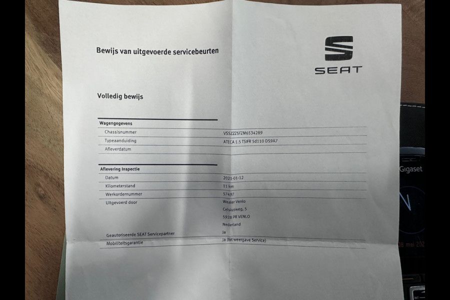 Seat Ateca 1.5 TSI FR Business Intense 360 CAM /NAP / VIRTUAL / DCC / EBD