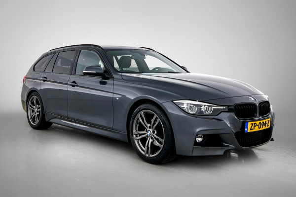 BMW 3 Serie Touring 318i M Sport Corporate Lease Automaat (GROOT-NAVIGATIE, TREKHAAK, STOELVERWARMING, LED, GOED ONDERHOUDEN)