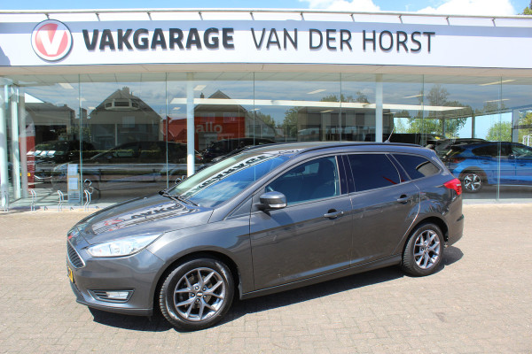 Ford FOCUS Wagon 1.0 Lease Edition , 125pk Airco , Cruise, Trekhaak ,Stoel,Stuur en Voorruitverwarming LM velgen , Bluetooth , Navigatie