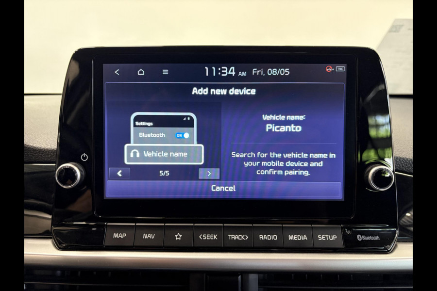 Kia Picanto 1.0 DPi DynamicPlusLine Navigatie Apple Carplay Android Auto Camera Parkeersensoren achter Cruise Control Climate Control Lichtmetalen Velgen