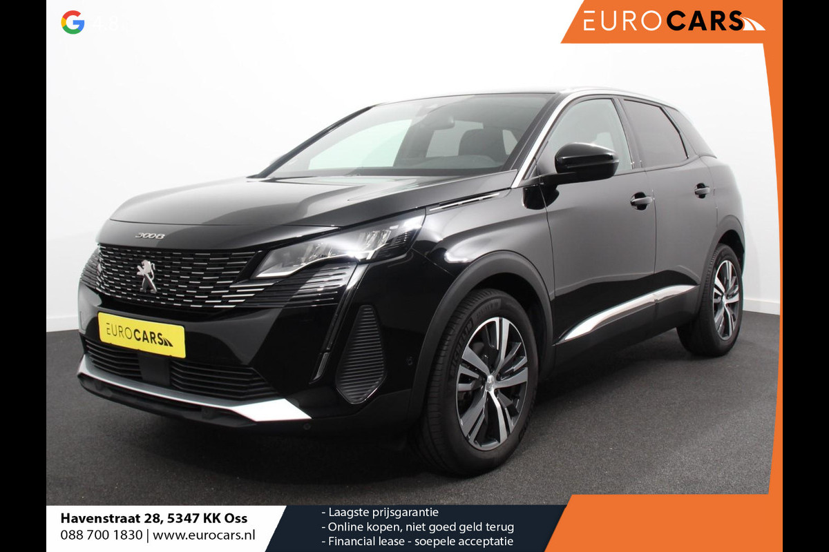 Peugeot 3008 1.2 110pk Turbo Automaat Allure Climate control Adaptive cruise control Achteruitrijd camera Parkeersensoren Verwarmde voorstoelen LED Navigatie Apple Carplay/ Android Auto