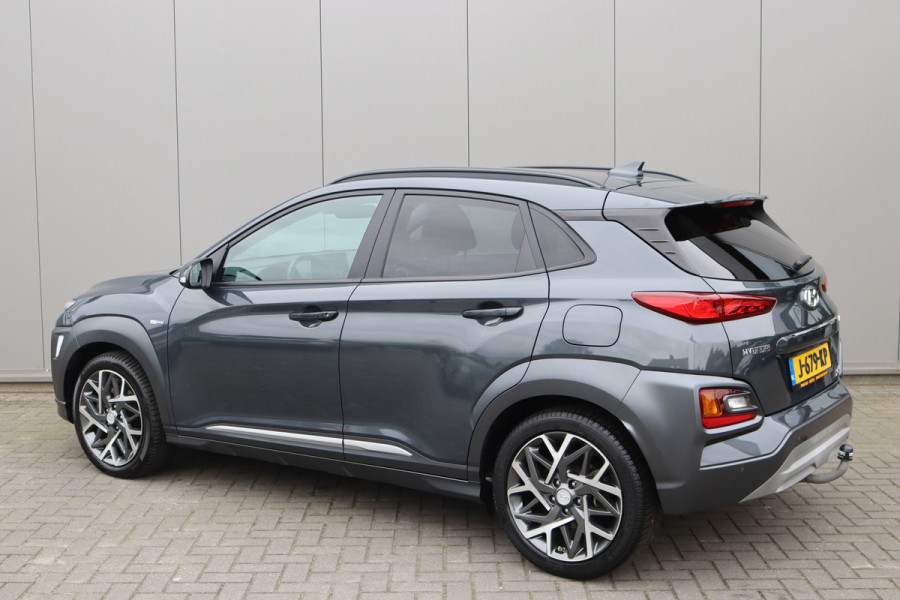 Hyundai Kona 1.6 GDI HEV Premium Sky Trekhaak/Open-dak/Winter-pack/Camera/Carplay