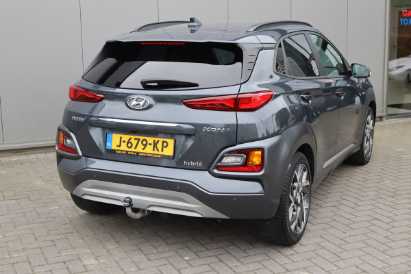 Hyundai Kona 1.6 GDI HEV Premium Sky Trekhaak/Open-dak/Winter-pack/Camera/Carplay