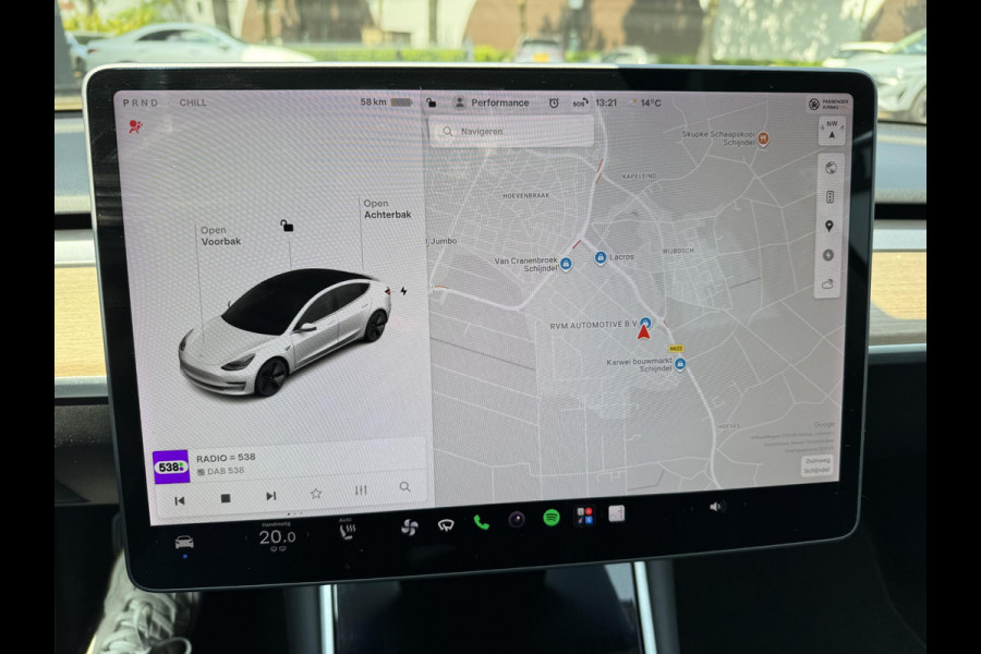 Tesla Model 3 Long Range AWD 75 kWh SOH 90%| 83.000KM!! | AUTOPILOT| GARANTIE ACCU + AANDRIJFLIJN TOT 12-2027 OF 192.000KM!