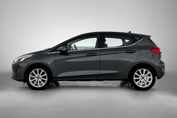 Ford Fiesta 1.0 EcoBoost Titanium (NAVIGATIE, CARPLAY, PARKEERSENSOREN, LED, STUURBEDIENING, 1e EIGENAAR, GOED ONDERHOUDEN)