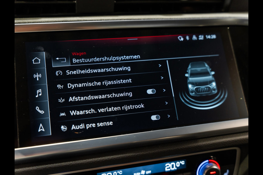 Audi Q3 45 TFSI e edition, Matrix LED, Virtual Cockpit, Apple Carplay, ACC, Android, Clima, PDC, Trekhaak 13P, Volledig Onderhoud