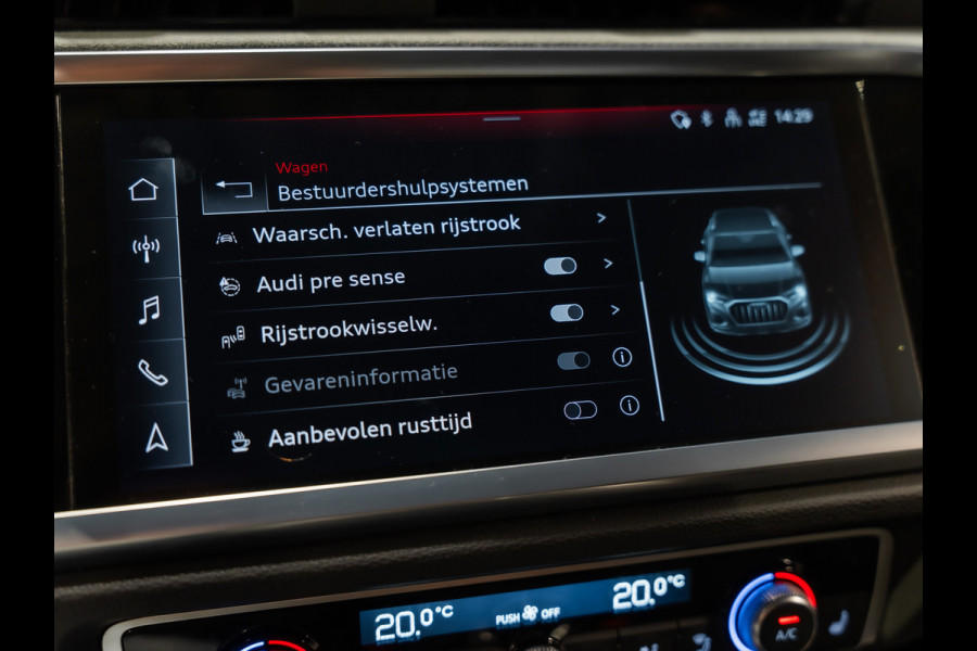 Audi Q3 45 TFSI e edition, Matrix LED, Virtual Cockpit, Apple Carplay, ACC, Android, Clima, PDC, Trekhaak 13P, Volledig Onderhoud