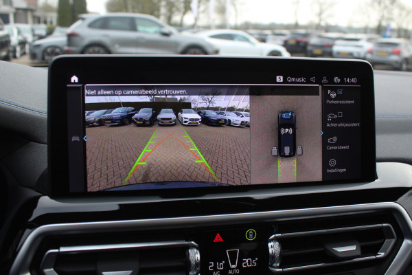 BMW iX3 High Executive 80 kWh / SoH 92,3% / Trekhaak / Panoramadak / 360Camera / Head-up / 20'' / Leder / Harman Kardon / Sfeerverlichting / Dodehoek / DAB / Stuur+Stoelverwarming / ACC