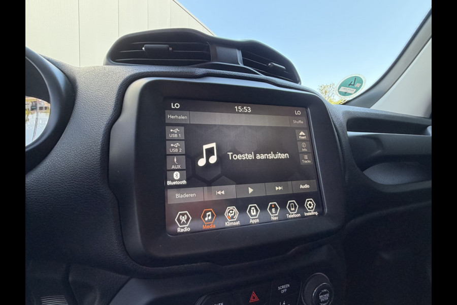 Jeep Renegade 1.5T e-Hybrid Limited | Winter pack | Visibillity pack | Style pack | Navigatie | Carplay/Android | LED | Camera | Stoelverwarmi