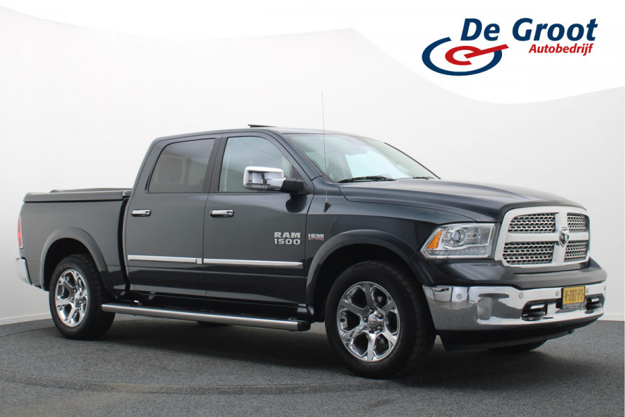 Dodge Ram 1500 5.7 V8 4x4 Crew Cab 5'7 Laramie Schuif-/kanteldak, Leer, Stoelventilatie, Alpine Sound, Apple Carplay, Trekhaak, 20"