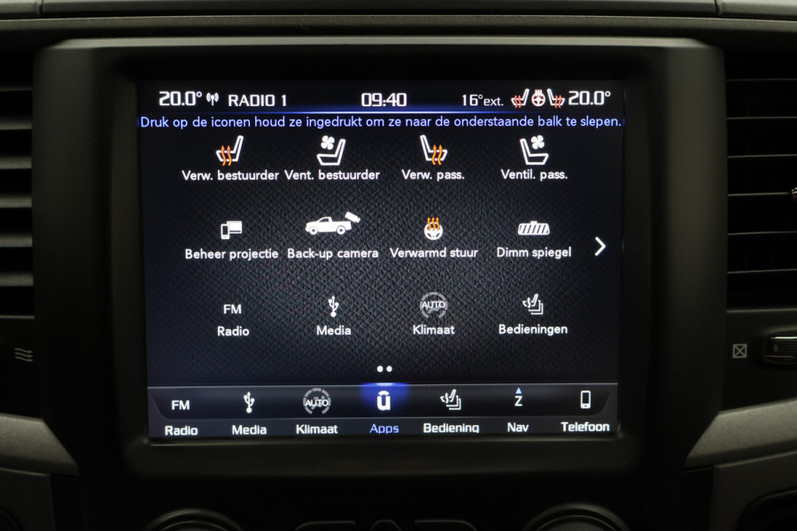 Dodge Ram 1500 5.7 V8 4x4 Crew Cab 5'7 Laramie Schuif-/kanteldak, Leer, Stoelventilatie, Alpine Sound, Apple Carplay, Trekhaak, 20"