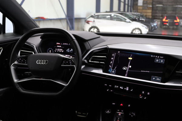 Audi Q4 Sportback e-tron 50 Quattro 300 PK S-Line Edition 77 kWh, SOH 93%, Panoramadak, Sonos Sound, Leder-Alcantara