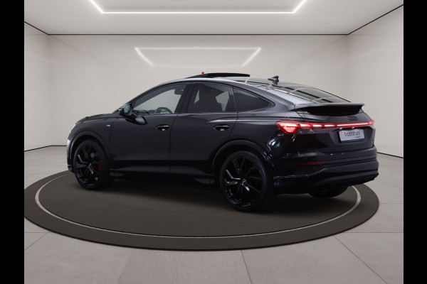 Audi Q4 Sportback e-tron 50 Quattro 300 PK S-Line Edition 77 kWh, SOH 93%, Panoramadak, Sonos Sound, Leder-Alcantara