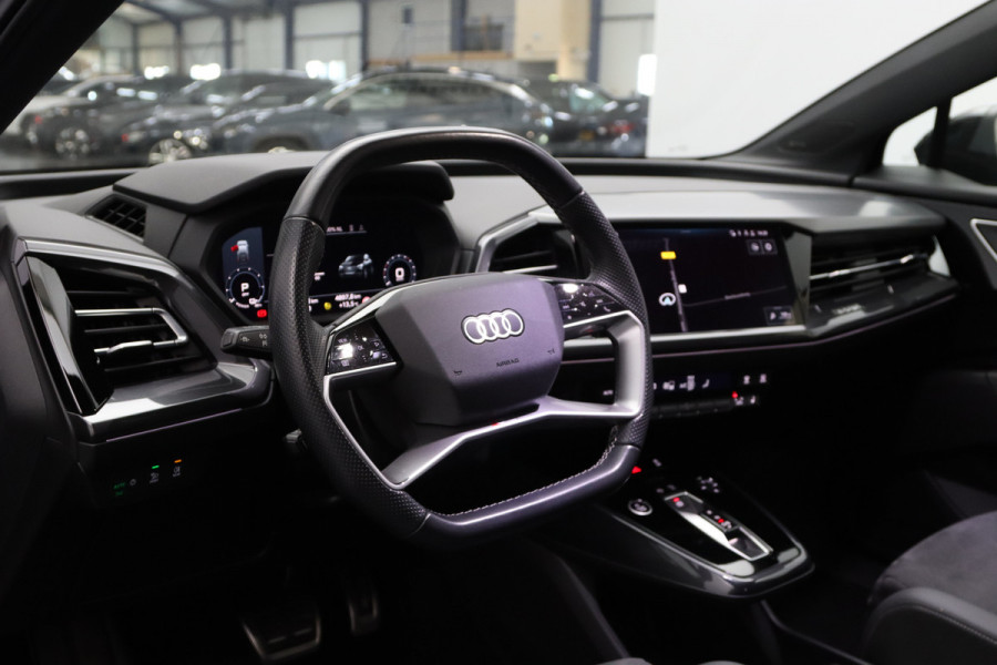 Audi Q4 Sportback e-tron 50 Quattro 300 PK S-Line Edition 77 kWh, SOH 93%, Panoramadak, Sonos Sound, Leder-Alcantara