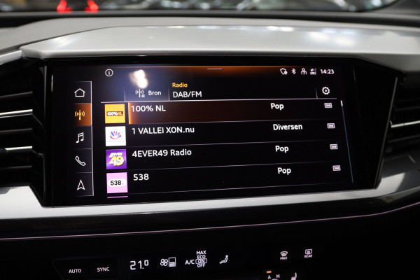 Audi Q4 Sportback e-tron 50 Quattro 300 PK S-Line Edition 77 kWh, SOH 93%, Panoramadak, Sonos Sound, Leder-Alcantara
