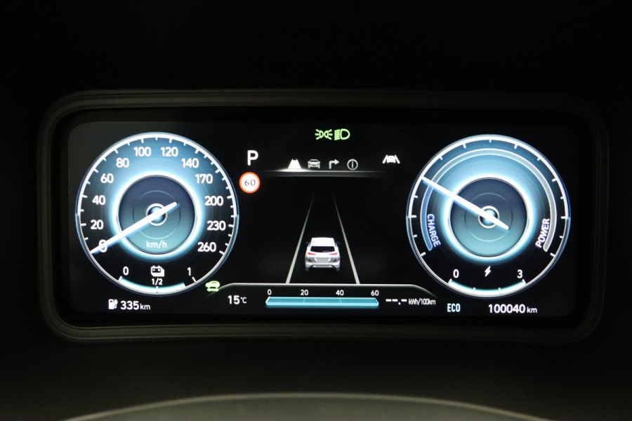 Hyundai Kona EV Premium 64 kWh 204 PK, SOH 100%, Leder, 4 x Stoelverwarming, Head-Up, Camera
