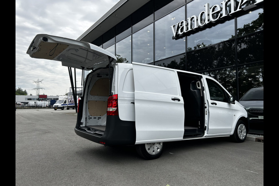 Mercedes-Benz Vito 110 CDI L2 Lang RWD // € 398,- p/mnd // Airco // Achterklep // 12 mnd Garantie // 2000kg // Bank // Radio // CV // Betimmering /