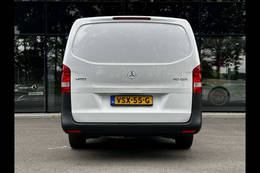 Mercedes-Benz Vito 110 CDI L2 Lang RWD // € 399,- p/mnd // Airco // Achterklep // 12 mnd Garantie // 2.000kg // Bank // Radio // CV // Betimmering