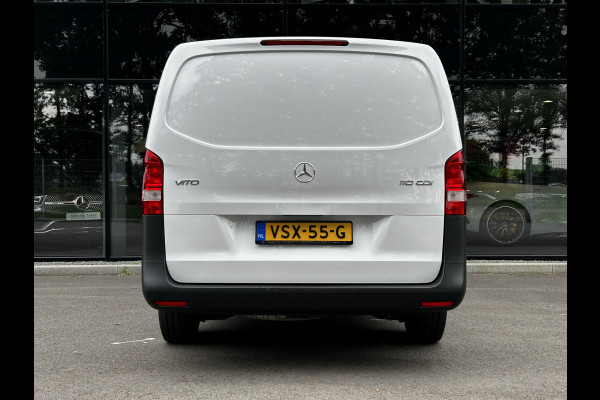 Mercedes-Benz Vito 110 CDI L2 Lang RWD // € 399,- p/mnd // Airco // Achterklep // 12 mnd Garantie // 2.000kg // Bank // Radio // CV // Betimmering