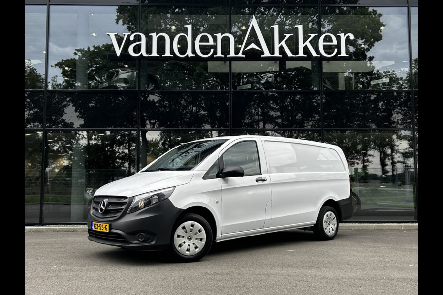 Mercedes-Benz Vito 110 CDI L2 Lang RWD // € 399,- p/mnd // Airco // Achterklep // 12 mnd Garantie // 2.000kg // Bank // Radio // CV // Betimmering