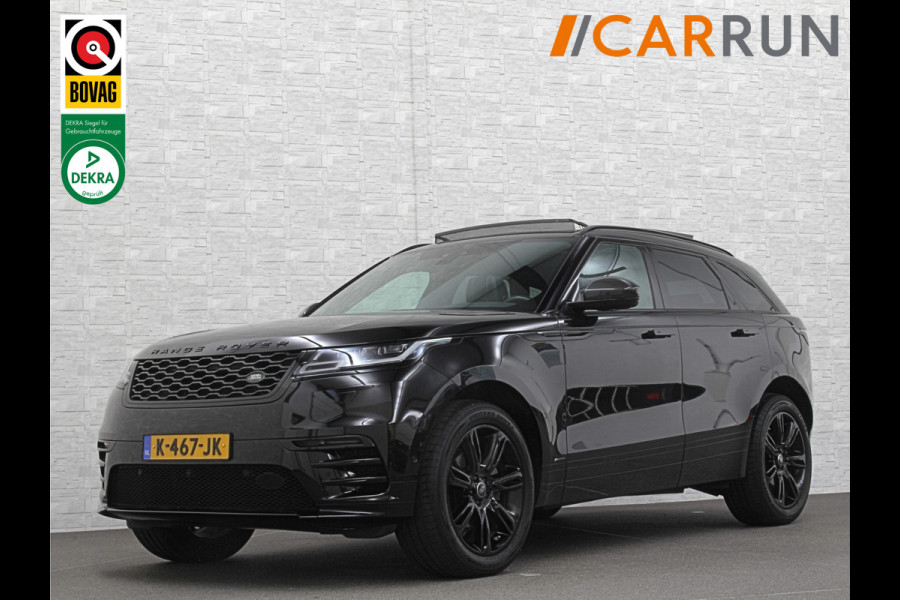 Land Rover Range Rover Velar 250 pk AWD R-Dynamic S | 360 Camera | Panorama | ACC | Leder | Meridian | Garantie | Memory | Stoelventilatie | Carbon | Black-Optic | Sfeerverlichting | NL Auto | NAP | Dealer onderhouden. Btw Auto | 34580,= ex btw | 23950,=  ex btw & ex bpm.