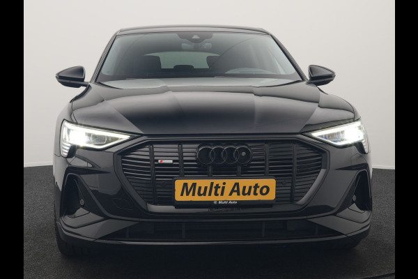Audi e-tron 50 Quattro Black Edition 313pk Dealer O.H. | Luchtvering | Trekhaak | Camera | Head Up | Lederen Sportstoelen Memory & Verwarmd | Bang & Olufsen | Cruise Control | Keyless | Sfeerverlichting | Apple Carplay | Navigatie | DAB | 21''L.M |