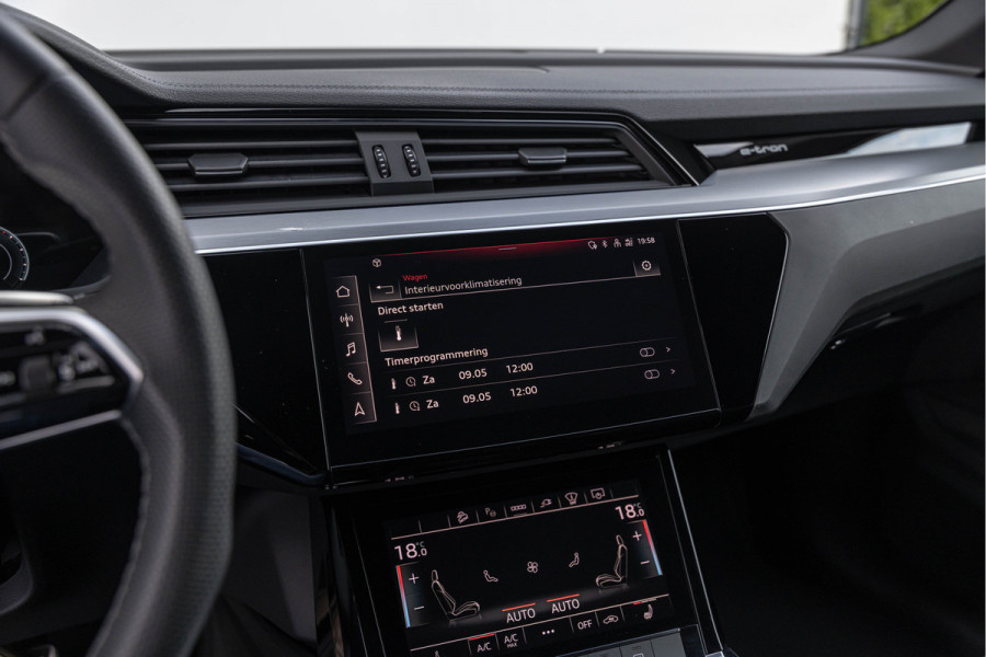 Audi Q8 e-tron 55 Quattro 408pk 115 kWh S-line Pano HuD B&O Trekhaak