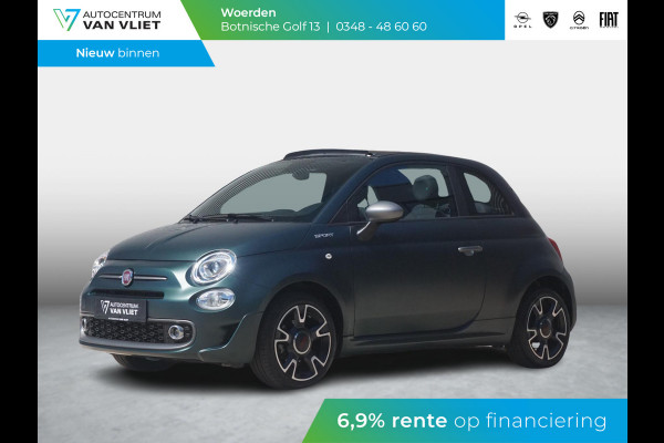 Fiat 500C 1.0 Hybrid Sport Clima | PDC | Apple Carplay | 16" | Matt Groen