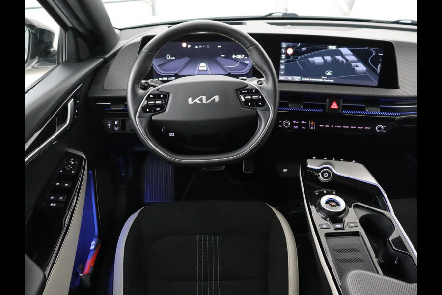 Kia Ev6 GT-Line 77.4 kWh | Panoramadak | Adaptive cruise | Matrix LED | Meridian Surround | Trekhaak | Head-Up | Leder/Alcantara | 360 Camera | Carplay | Keyless