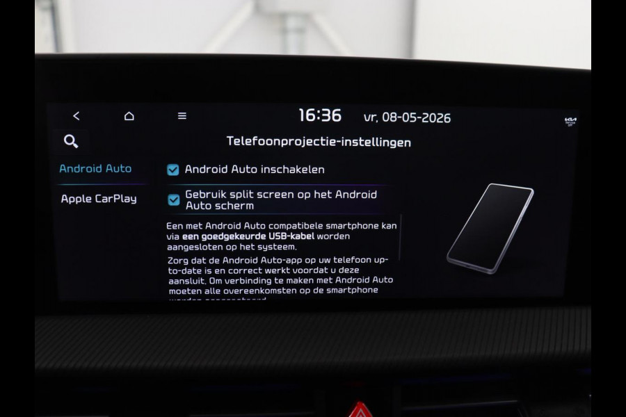 Kia Ev6 GT-Line 77.4 kWh | Panoramadak | Adaptive cruise | Matrix LED | Meridian Surround | Trekhaak | Head-Up | Leder/Alcantara | 360 Camera | Carplay | Keyless