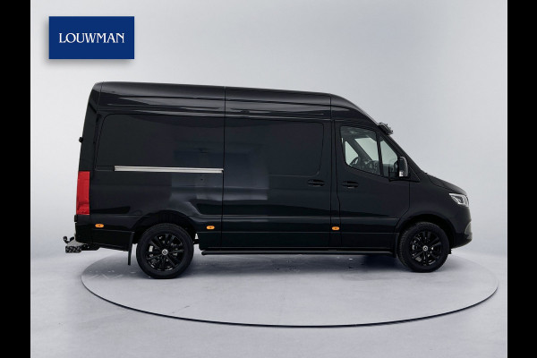 Mercedes-Benz Sprinter 319 1.9 CDI L2H2 30 Jahre Edition Leder Vanstep Full black Zonneklep met Led MAK Safari 3500kg Trekhaak Betimmering Navigatie