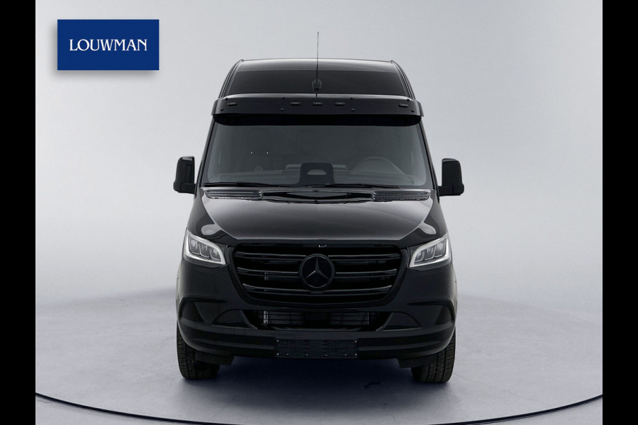 Mercedes-Benz Sprinter 319 1.9 CDI L2H2 30 Jahre Edition Leder Vanstep Full black Zonneklep met Led MAK Safari 3500kg Trekhaak Betimmering Navigatie